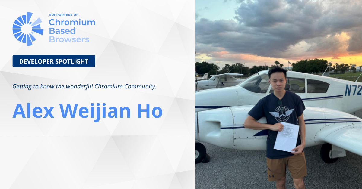 Developer Spotlight: Alex Weijian Ho